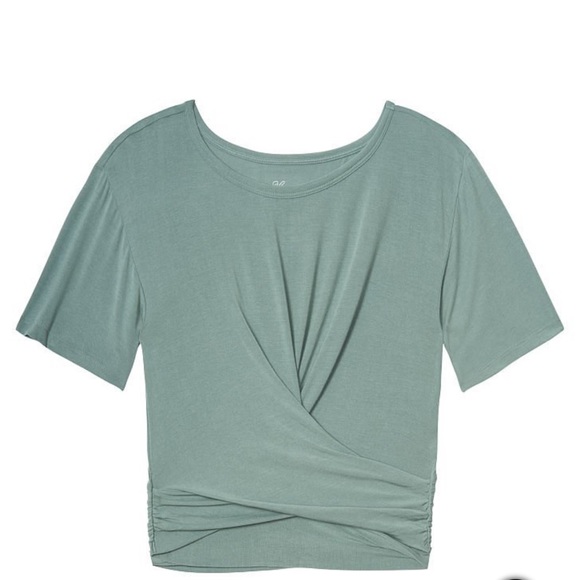 VICTORIAS SECRET teal modal heavenly crop top size small - Picture 2 of 11